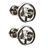MARINE CITY 316 Grade Stainless Steel Strong and Durable Polished Gloss Finish Transom Mount Ski Tow Hook for Boats - Marines -