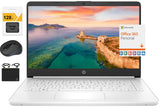 HP New 14 HD Ultral Light Thin Laptop, Quad-Core Intel Celeron Processor, 8GB RAM, 192GB (64GB eMMC+ 128GB SD), Wi-Fi, Upto 11 H