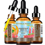 GRAPEFRUIT SEED OIL. 100% Pure / Natural / Undiluted /Refined COLD PRESSED CARRIER OIL (Not Essential Oil). 0.5 Fl.oz.- 15 ml. F