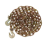 Mytee Products 1/4 x 12 G70 Transport Binder Chain w/Clevis Grab Hook 12600 LBS Breaking Strength Binder Tie Down Chains w/H