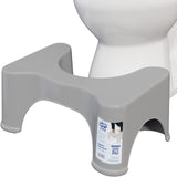 Squatty Potty The Original Bathroom Toilet Stool Height, Grey, 9 Inch