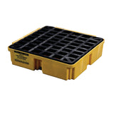 Eagle One Drum Modular Spill Platform with Drain, 26.25x26x6.5, 15 Gallon Sump, 2,000 lbs. Load Capacity Containment Tray, Ma