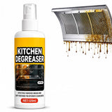 Qeuxv 120ML BBQ Grill Cleaner Spray, Kitchen Heavy Oil Cleaner Stain,1