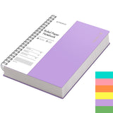 EMSHOI A4 Spiral Notebook College Ruled Lined Journal, 11.2 x 8.27, 300 Pages, 100gsm Thick Paper, Waterproof Softcover, Twin-Wi