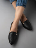 Shoetopia Stylish Casual Wear Comfortable Flat Bellies For Women & Girls / Uk4 Black,Black,4,B0BST93LPF