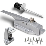 Preruner Walk in Cooler Door Closer Complete Latch Kit, Walk in Cooler Door Handle Radial Latch, Offset -1/5 In-3/5 in(Offset) a
