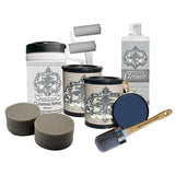 ALLINONE Paint, 2 Quart Cabinet Paint Bundle and Kit, Polo (Dark Navy)