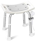 HOMLAND Shower Chair for Inside Shower, 400 lbs Adjustable Shower Stool with Suction Feet, Shower Seat for Inside Tub Bathroom B