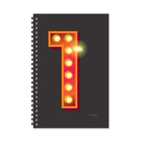 Escaper Number 1 Numeric Diary (A5 Size 8.5 X 5.5 Inches 160 Pages Ruled), Spiral Notebook, Notepad For Writing Notes