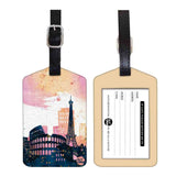 Nutcase Designer Luggage Travel Baggage Tags Set Of 2 With Name Card Inside Wonders