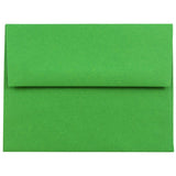 JAM PAPER A2 Colored Invitation Envelopes - 4 3/8 x 5 3/4 - Green Recycled - Bulk 500/Box