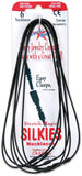 Pepperell Braiding Stretch Magic Silkies Necklace Cords 2mm 6 Pack Black and White SILKIES3 (3Pack)