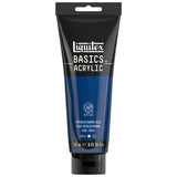 Liquitex BASICS Acrylic Paint, 250ml Tube, Phthalocyanine Blue, 8.45 Fl Oz (Pack of 1)