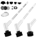 Goodtrust Electric Spin Scrubber, Cordless Shower Scrubber with 7 Replacement Brush Heads, IPX5 Waterproof Bathroom Scrubber wit