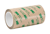 3M 6-5-468MP (CASE of 2) Adhesive Transfer Tape 468MP, 6 Wide, 5 yd. Length, Clear (Pack of 2)
