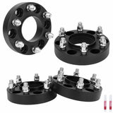 6x135mm to 6x135mm 1.25 inch(31.75mm) Hubcentric Wheel Spacers 87.1mm Bore for 2015-2022 Ford F150 Expedition Lobo, M14x1.5 Stud