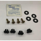 TrailFX RH8489H Bug Shield Mounting Hardware Kit OE Replacement Parts for TrailFX Hood Shields Steel Brackets, Stainless Steel S
