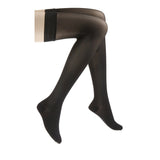 JOBST UltraSheer Thigh High with Lace Silicone Top Band, 2030 mmHg Compression Stockings, Closed Toe, XLarge Petite, Classic B