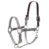 Equinavia Loki Adjustable Breakaway Horse Halter - Silver Sconce Gray - Warmblood