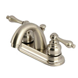 Kingston Brass Kb5618Al Restoration 4-Inch Centerset Lavatory Faucet, Brushed Nickel