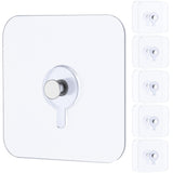 Uniclife 10 Pcs Self Adhesive Picture Hooks 40 lbs Load 2.64 Heavy Duty Picture Hangers Without Nails Adhesive Wall Hooks for H
