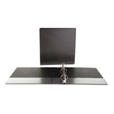 Universal 20971 Economy Round Ring View Binder, 11/2Inch Capacity, Black