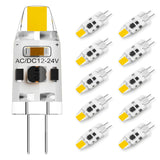 TAIYALOO G4 Led Bulb 12V, T3 JC Type 2-Pin Base, Natural White 4000K, 20W Halogen Replacement for Under Cabinet Light, Chandelie