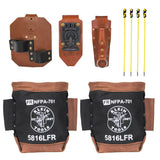 Klein Tools 5800HRN Tool Holder Set for Iron Worker Tools, Spud Wrench, Connecting Bar, Bull Pin Holders, (4) Tension Straps, (2