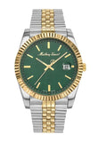 Mathey-Tissot Stainless Steel Analog Green Dial Men'S Watch-H810Bv, Band Color:Multicolor