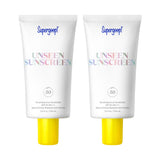 Supergoop! Unseen Sunscreen SPF 50 Invisible Sun Protection for Face - Broad Spectrum Face Sunscreen + Makeup-Gripping Primer -