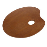 ATORSE Wood Paint Tray Palette for Watercolor Oil Acrylic Paint Art Oval 30X40CmCrafts|Art Supplies|Painting Supplies|Painting T