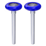 HARFINGTON 2pcs Garage Door Rollers, 2 Nylon Roller for 2 Garage Track, 4.25 Stem, 8 Balls Sealed Bearing, for Commercial and Re