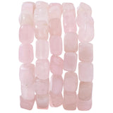 Natural Large Rose Quartz Cube Stone Beads 8x11mm 38cm/str Loose Semi Gemstone Stone Square Beads for Making Bracelets Necklace