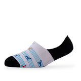 Young Wings MenS_Socks Black Colour Cotton Fabric Design Free Size NoShow Length Casuals & Formals Wear Socks Pack Of 1 M1113