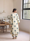 Gosriki Women'S Rayon Viscose Printed Straight Kurta With Pant (Janya Cerosin-Vks01-Gs_Xl_Dark Blue_X-Large),Dark Blue,,B0F6NHND2M