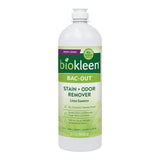 Biokleen Bac Out Stain Remover For Clothes - Natural With Live Enzyme Cultures For Carpet Diapers Wine Laundry 32 Oz - Packaging May Vary -Like New