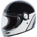 TORC T1/Newport Full-Face Style Motorcycle Helmet (Gloss Black Dreamliner Grey, 3X-Large)