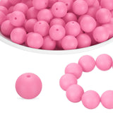 HARFINGTON 160Pcs Silicone Beads 12mm Round Rubber Focal Beads Bulk for Pens Keychain Bracelet Necklace DIY Crafts Making, Quart