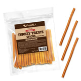 Afreschi Turkey -Carotene Stick Dog Treats - 6 oz, USA-Sourced Trukey, All-Natural, Hypoallergenic, Low-Fat, Healthy & Easily Di