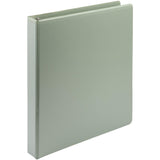 Samsill Plant-Based 1 Inch Durable D-Ring, Made in USA, View Binder, Eco-Friendly, USDA Certified Biobased, Single, Sage Green
