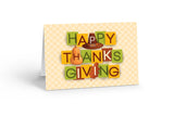 Stonehouse Colleciton, Funny Thanksgiving Greeting Card, Single Card with Envelope, Made in the USA (Happy Thankgiving)