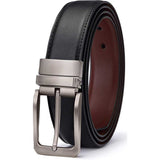 Usl Synthetic Leather Reversible Belt For Men, Black And Brown, DualSided Design (32)