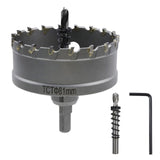 Rannb 3-3/16/81mm Carbide Hole Saw Metal Steel Hole Cutter for Cutting Metal Steel Stainless Steel