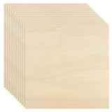 12 Pack Basswood Sheets 11.8 x 11.8 Inch, 1/16 Thin Plywood Wood Sheets, Thin Natural Unfinished Wood for Crafts, Hobby, Model M