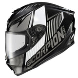 ScorpionEXO R330 Full Face Motorcycle Helmet with Pinlock Ready Shield and Bluetooth Ready Speaker Pockets DOT ECE Approved Hawk