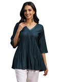 Libas Women'S Viscose Rayon Regular Kurti (29147_Green