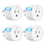 EIGHTREE Smart Plug 2025 Upgrade to 15A, Bluetooth & Wi-Fi Outlet Plug Dual Connection, Voice Control, Remote Control Outlet Tim