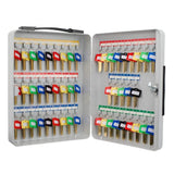 Barska CB12948 Key Lock 50 Position Portable Key Cabinet Lock Box Grey, One Size