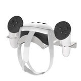 ZHGM VR Wall Mount for Meta Oculus Quest 3S/Quest 3/Quest 2/Quest Pro/Rift-S/Vision Pro Headset & Controllers, Aluminum VR Wall