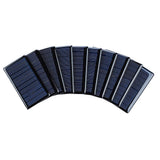 SUNYIMA 5V 60mA Epoxy Polycrystalline Solar Panel Cells for Battery Charger DIY System Kits 68mmx37mm / 2.67x1.45